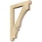 Ekena Millwork Balboa Arts & Crafts Rough Sawn Bracket, Douglas Fir, 4"W x 32"D x 44"H BKT04X32X44BOA03RDF - alternate 1